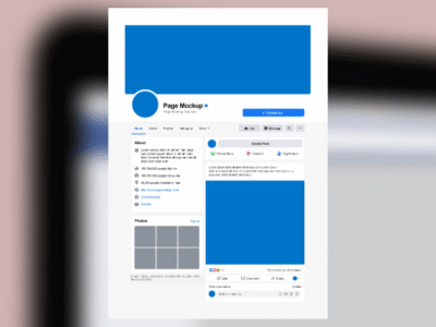 Facebook Page Design with Promotions Service