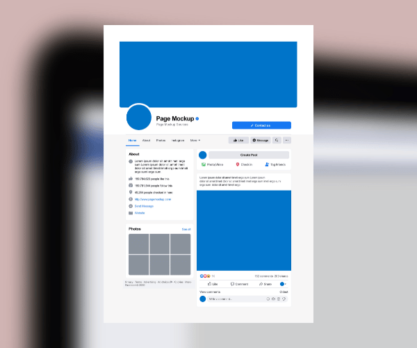 Facebook Page Design with Promotions Service